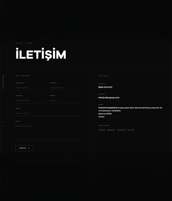 Savunma Sanayi - İletisim dark