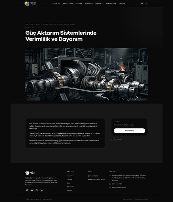 Savunma Sanayi - Blog İçerik dark