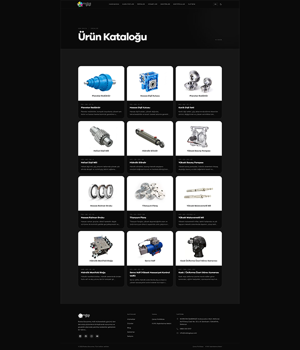 Savunma Sanayi - Ürünler dark