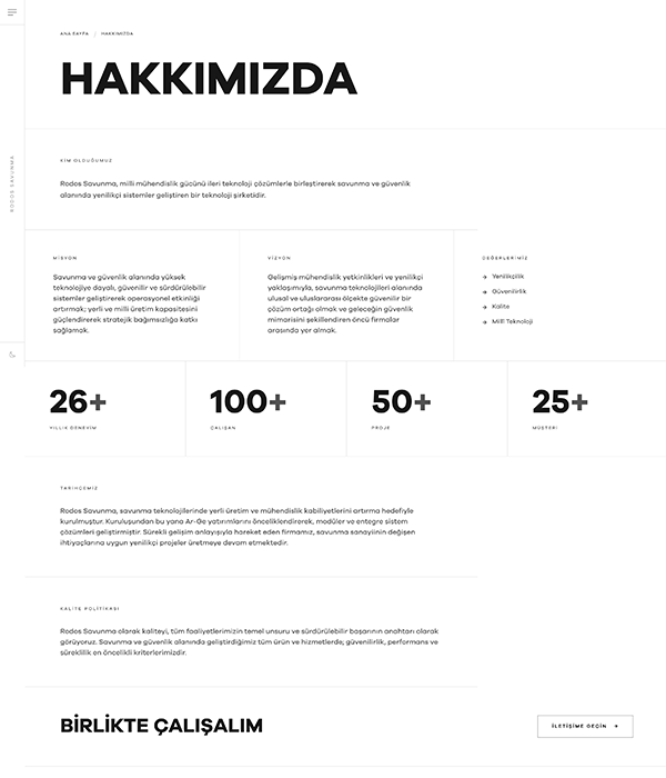 Savunma Sanayi - Hakkımızda