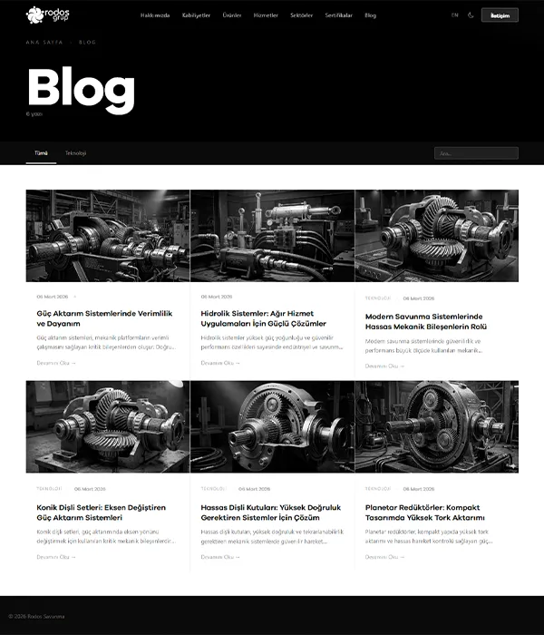 Savunma Sanayi - Blog