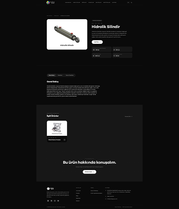 Savunma Sanayi - Ürün Detay dark