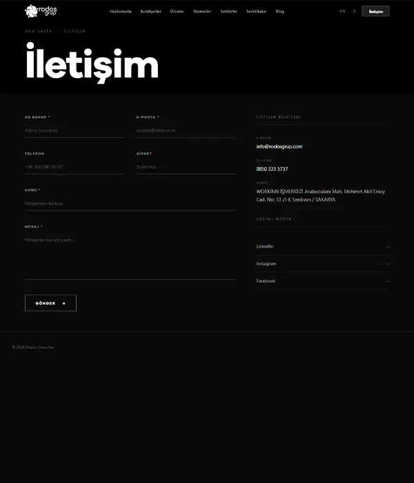  Savunma Sanayi - İletisim dark