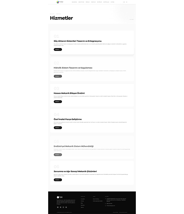 Savunma Sanayi - Hizmetler