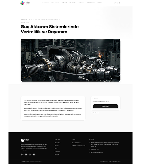 Savunma Sanayi - Blog İçerik